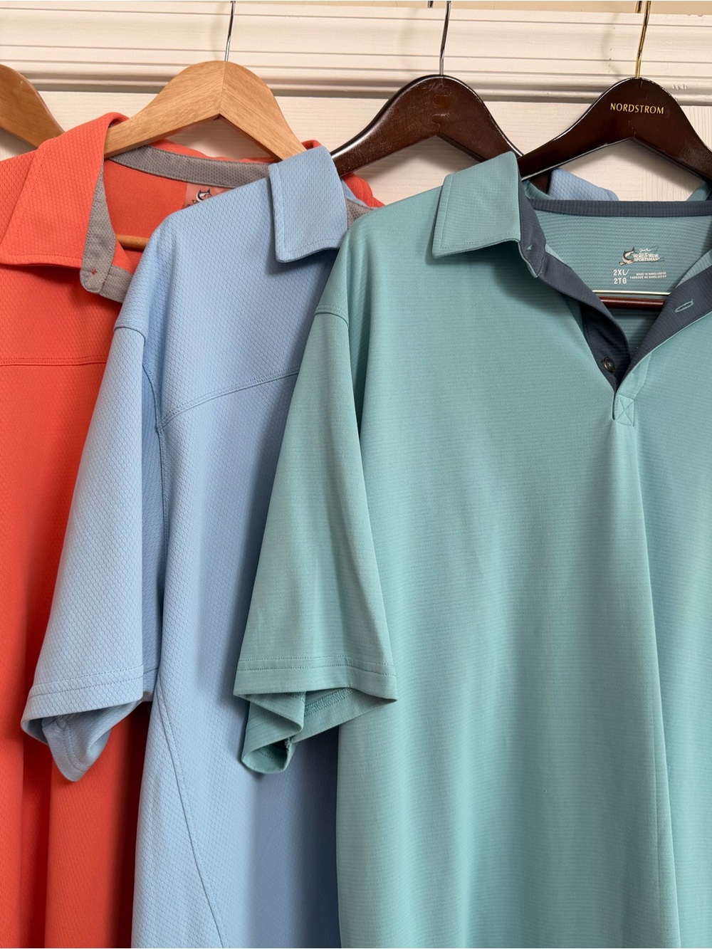 Men's world wide sportsman  Performance Polo Shirts, 4 pack size xxl